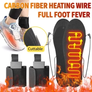 Electric Heated Insoles with Battery Box